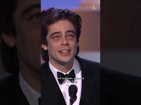 Oscar Winner Benicio Del Toro | Best Supporting Actor for 'Traffic' | 73rd Oscars (2001)