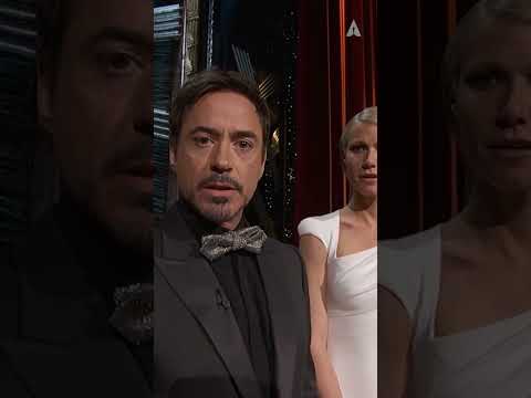 Oscar Winners Robert Downey Jr. & Gwyneth Paltrow filming a Documentary called 'The Presenter'