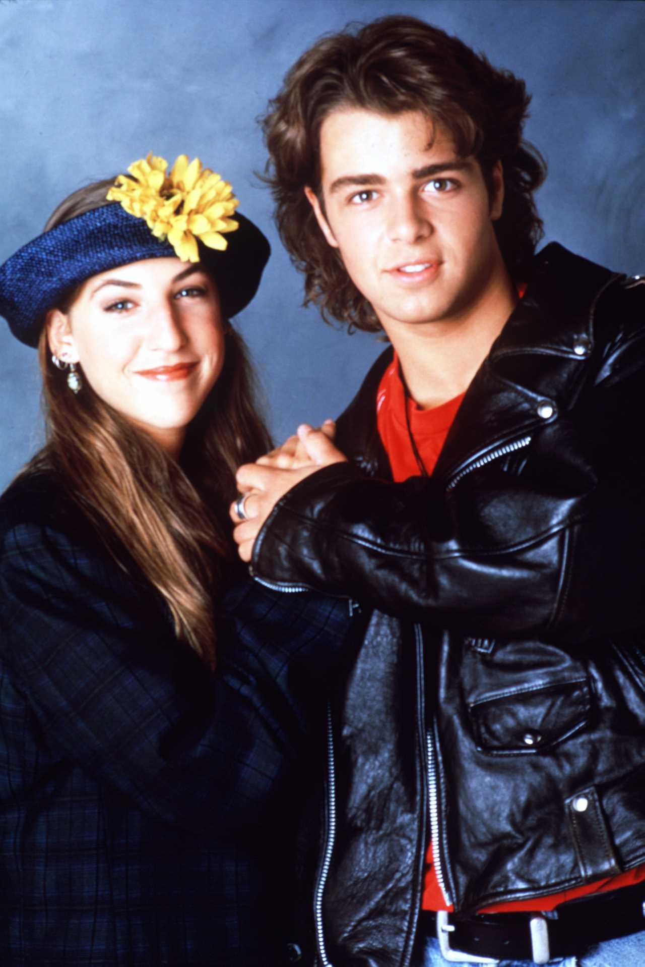 Mayim Bialik and Joey Lawrence from '90s show Blossom.