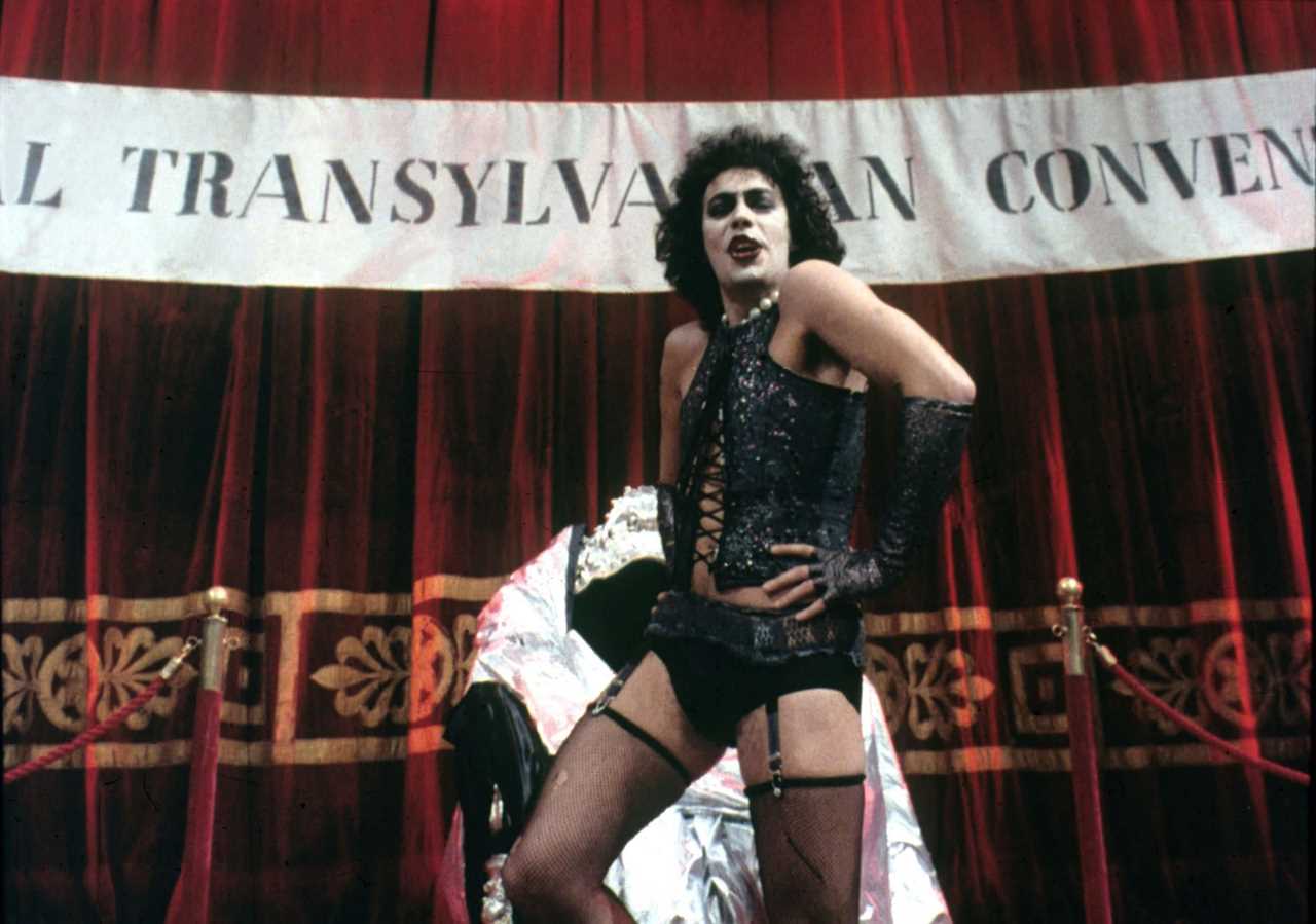 Tim Curry in 'Rocky Horror Picture Show.'