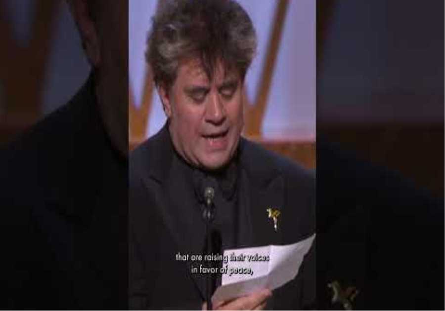 Oscar Winner Pedro Almodóvar | Best Original Screenplay for 'Talk to Her' | 75th Oscars (2003)