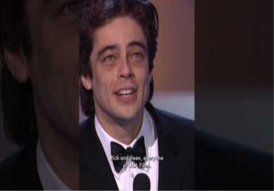 Oscar Winner Benicio Del Toro | Best Supporting Actor for 'Traffic' | 73rd Oscars (2001)