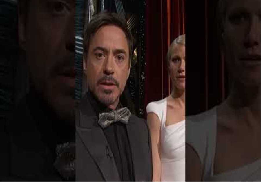 Oscar Winners Robert Downey Jr. &amp; Gwyneth Paltrow filming a Documentary called 'The Presenter'