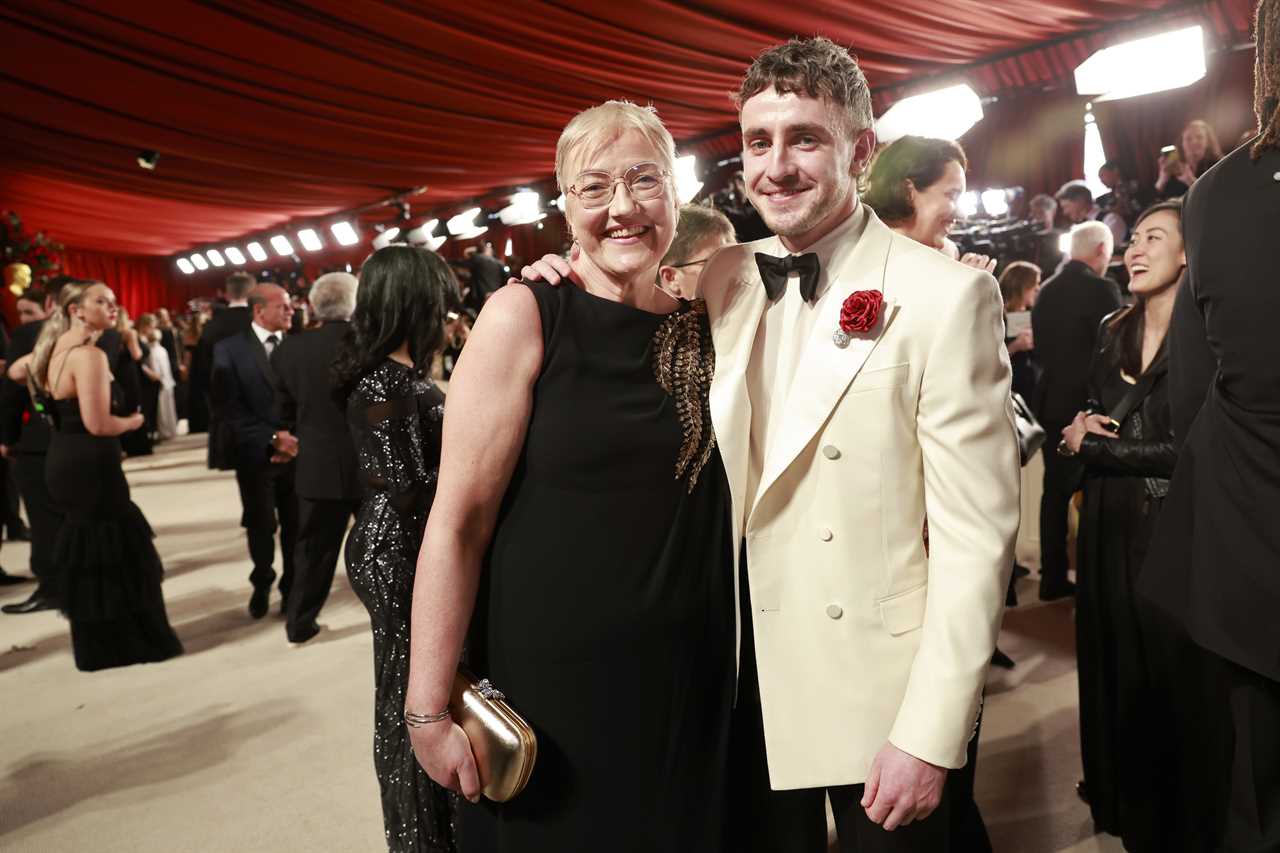  Dearbhla Mescal and Paul Mescal attend the 95th Annual Academy Awards on March 12, 2023 in Hollywood, California. (Photo by Emma McIntyre/Getty Images)