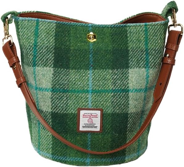 tweed bucket bag