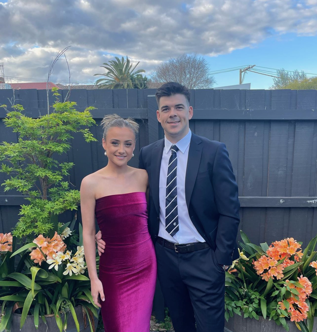 Carlton star Matthew Kennedy and his wife Maryanne family