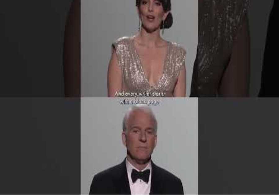 Tina Fey and Steve Martin Get Existential Presenting Best Original Screenplay At The 81st #Oscars