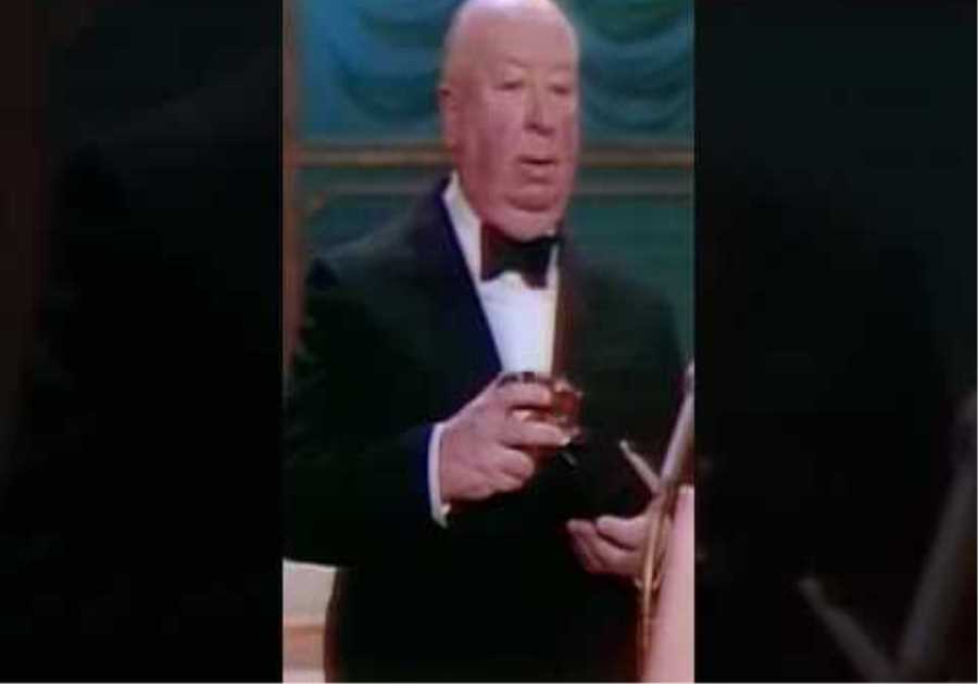 Alfred Hitchcock Delivers The Shortest Honorary Oscar Speech In History #oscars #shorts #shortsfeed