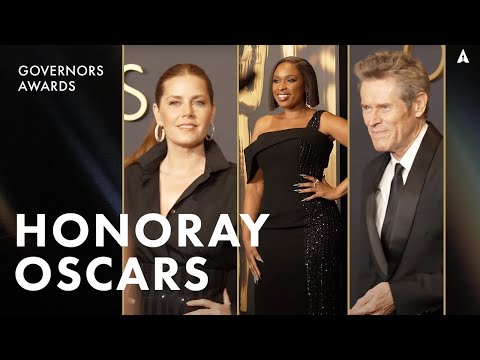 Governors Awards Guests Give Their Own Honorary Oscars | Feat. Sebastian Stan, Storm Reid, And More