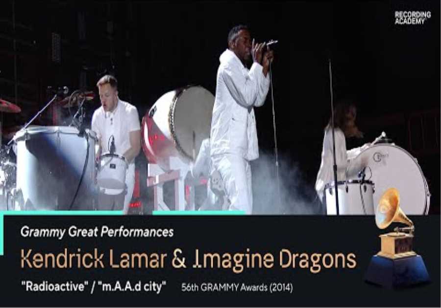 Watch Kendrick Lamar & Imagine Dragons' Explosive 2014 GRAMMYs Mashup | GRAMMY Great Performances