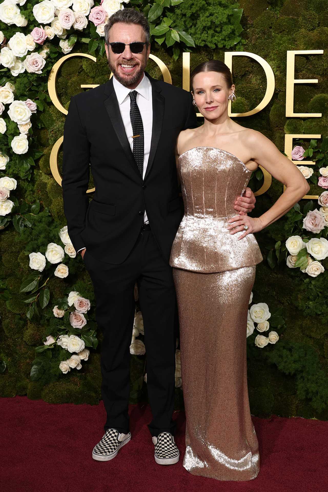 Kristen Bell and Dax Shepard Are All Loved Up on the 2025 Golden Globe Awards Red Carpet