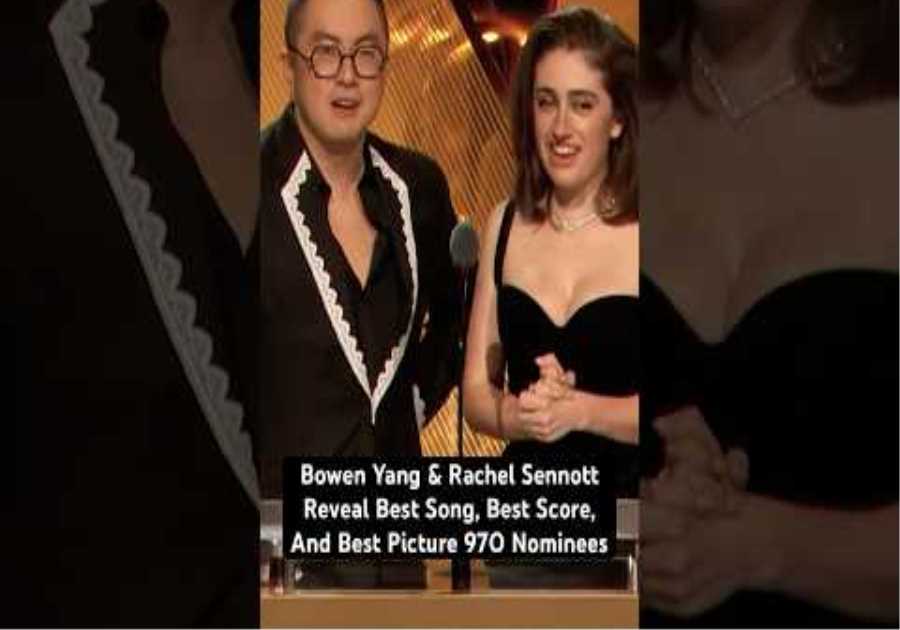 Bowen Yang &amp; Rachel Sennott Reveal Best Song, Best Score, And Best Picture 97th #Oscar Nominees