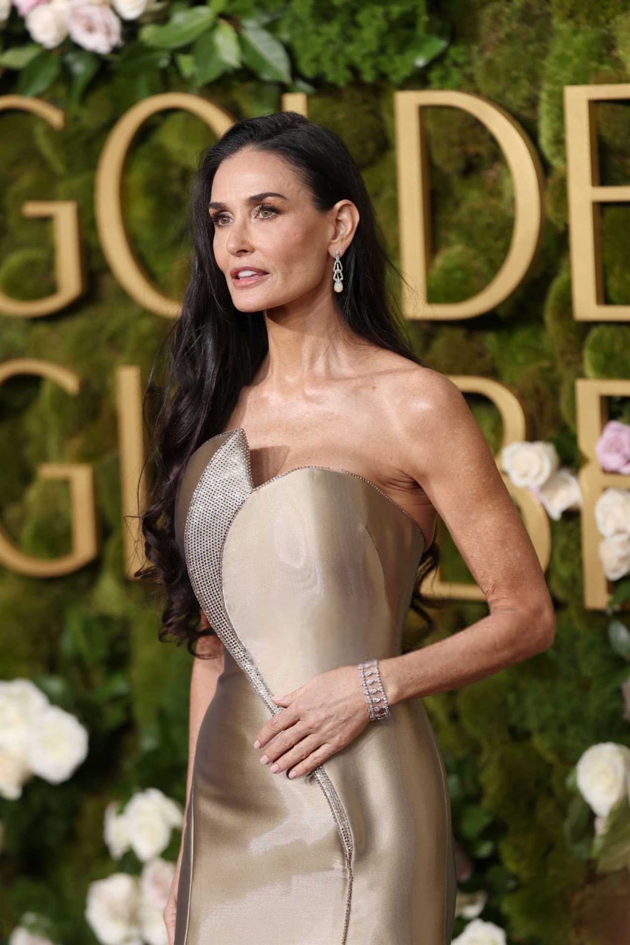 At the 2025 Golden Globe Awards, Women Win Big demi moore