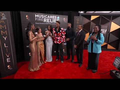 THE WIZ CAST Red Carpet Interview | 2025 GRAMMYs