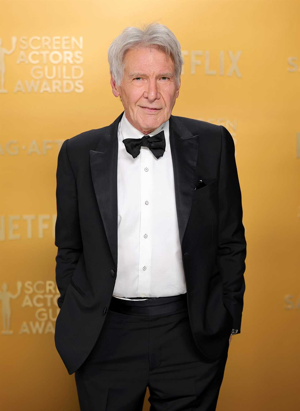 Why Harrison Ford Didn t Bring Wife Calista Flockhart as His 2025 SAG Awards Date 124 LEAD