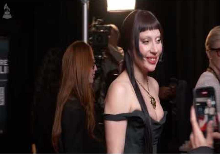 LADY GAGA Backstage At The 2025 GRAMMYs