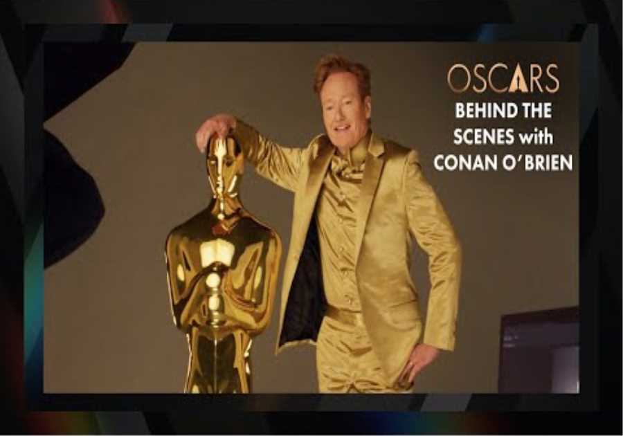 Behind The Scenes With Conan O'Brien at the 97th Oscars Promo Day @TeamCoco @ABC