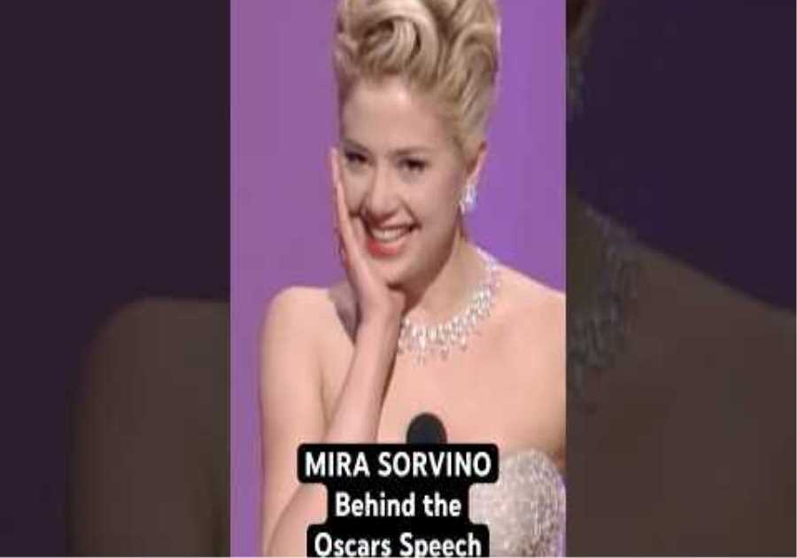 Mira Sorvino | 68th Oscars Best Supporting Actress | Behind the Oscars Speech #oscars #shorts