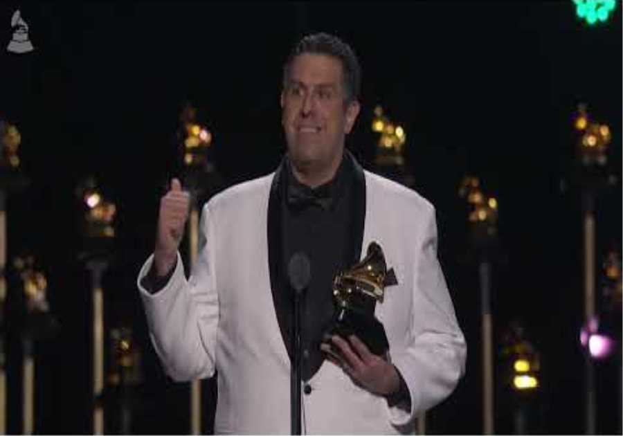RICKY RICCARDI Wins BEST ALBUM NOTES For 'CENTENNIAL' | 2025 GRAMMYs Acceptance Speech