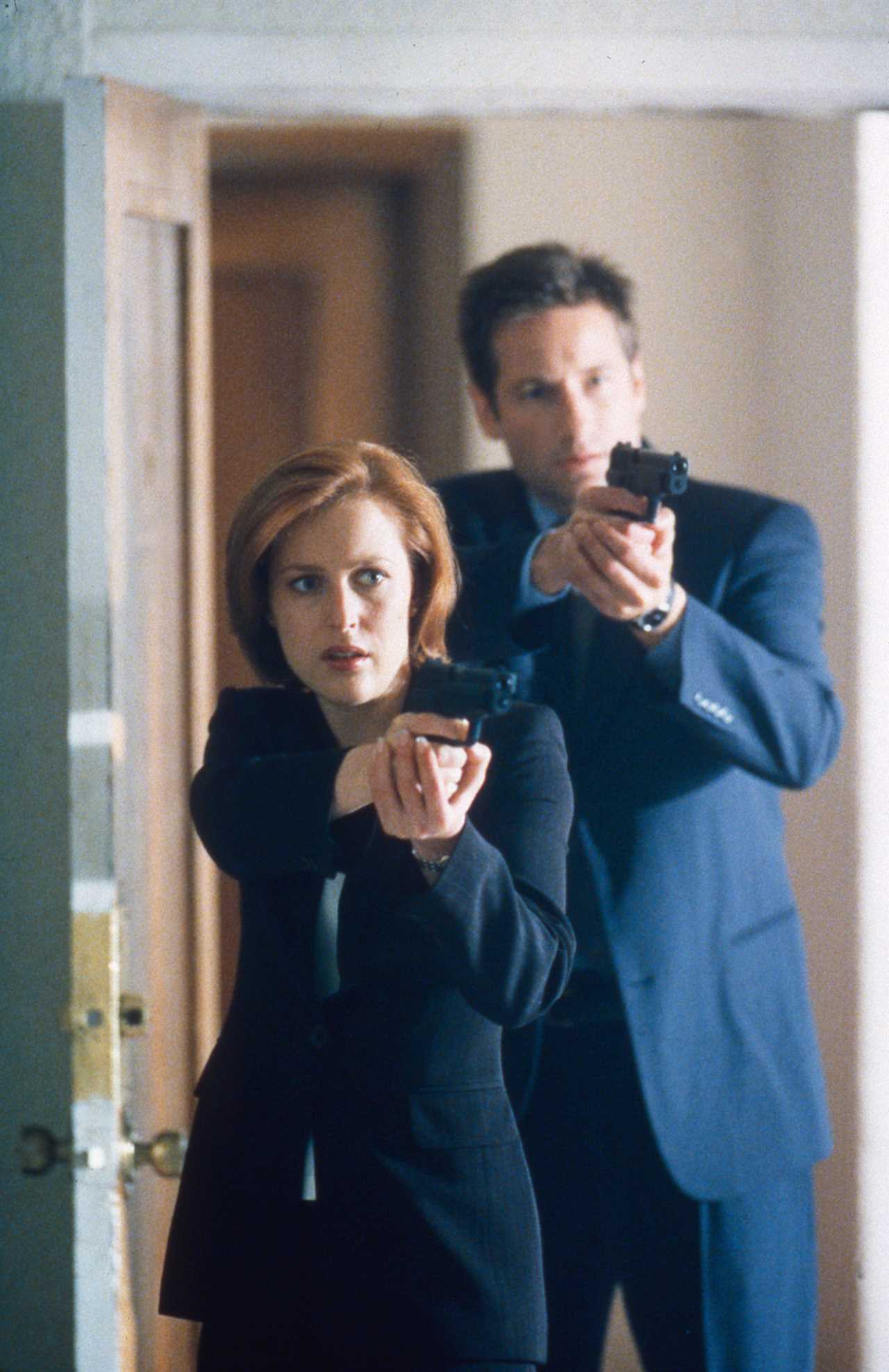 David Duchovny and Gillian Anderson Stage X Files Reunion During 2025 SAG Awards