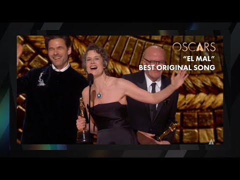 El Mal from 'Emilia Pérez' Wins Best Original Song | 97th Oscars Speech (2025)