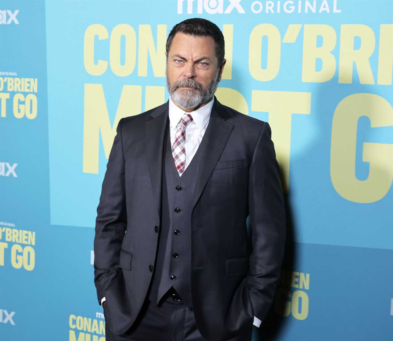 Parks and Rec s Nick Offerman Is the 2025 Oscars Announcer But He Isn t the 1st Actor in That Role