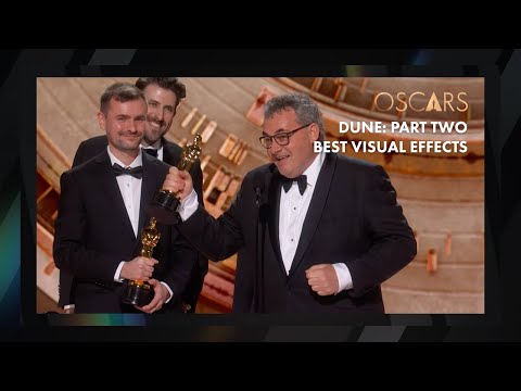 'Dune: Part Two' Wins Best Visual Effects | 97th Oscars Speech (2025)