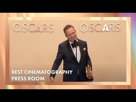 'The Brutalist' Best Cinematography Press Room Speech | 97th Oscars (2025)[Name]