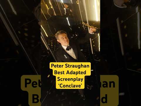 Congrats to the luminous Peter Straughan (‘Conclave’) for taking home Best Adapted Screenplay!