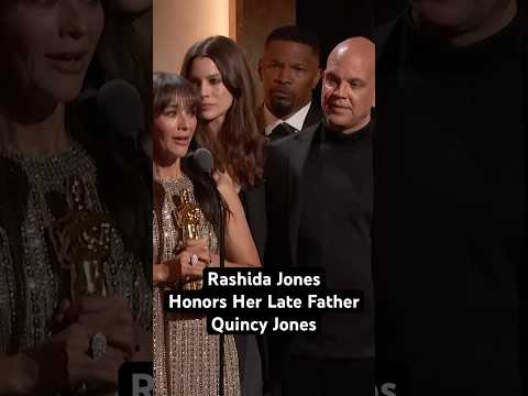 Rashida Jones Accepts an Honorary Oscar For Quincy Jones at the 15th Governors Awards | Part 2