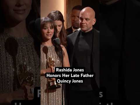 Rashida Jones Accepts an Honorary Oscar For Quincy Jones at the 15th Governors Awards | Part 1