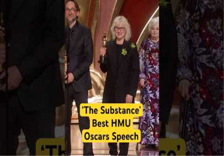 'The Substance' wins Best Makeup and Hairstyling | 97th Oscars Speech (2025)