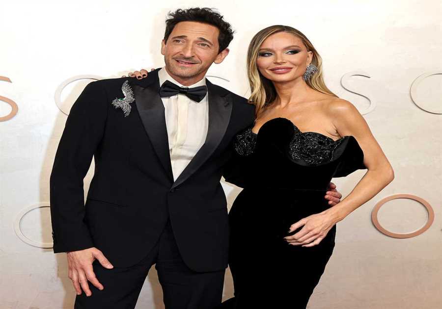 ‘Popsy’ Adrien Brody Thanks Georgina Chapman, Harvey Weinstein's Kids at Oscars