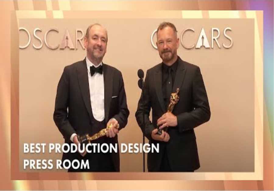 'Wicked' Best Production Design Press Room Speech | 97th Oscars (2025)