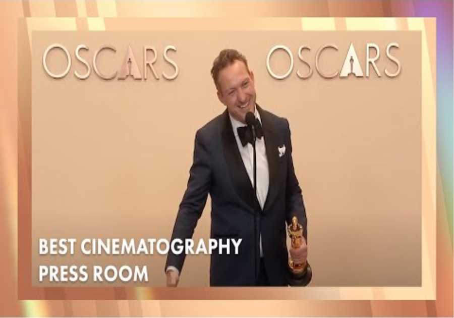 'The Brutalist' Best Cinematography Press Room Speech | 97th Oscars (2025)[Name]