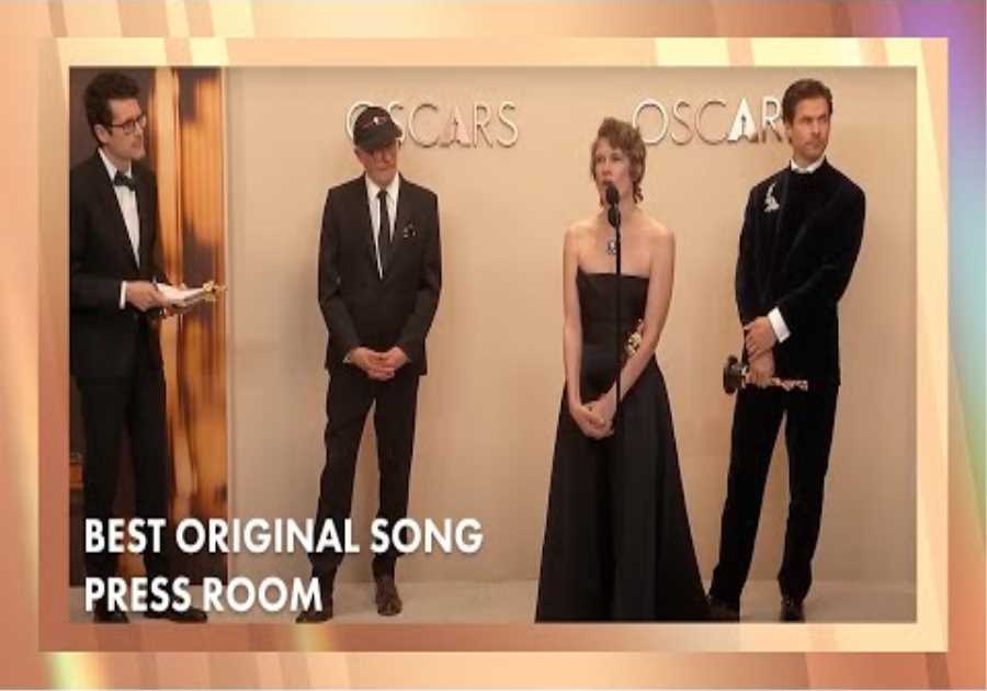 'El Mal' Best Original Song Press Room Speech | 97th Oscars (2025)
