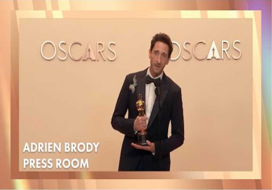 Adrien Brody Best Actor Press Room Speech | 97th Oscars (2025)