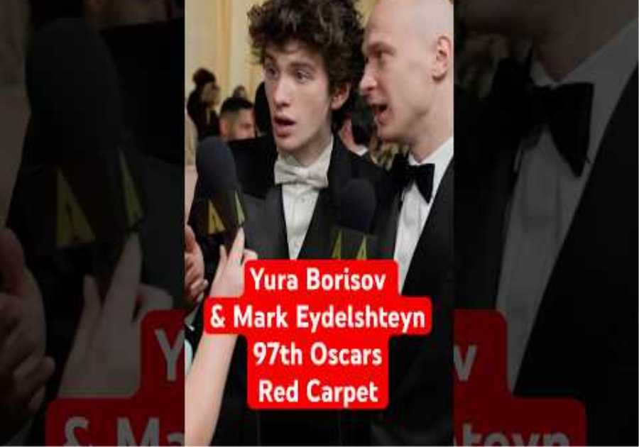 Yura Borisov & Mark Eydelshteyn Talk Chicken Nuggets vs Steaks w/ Amelia | 97th Oscars Red Carpet