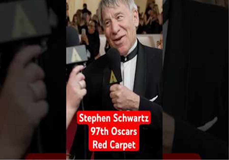 Stephen Schwartz & Amelia Dimoldenberg Have a WICKED Time | 97th Oscars Red Carpet