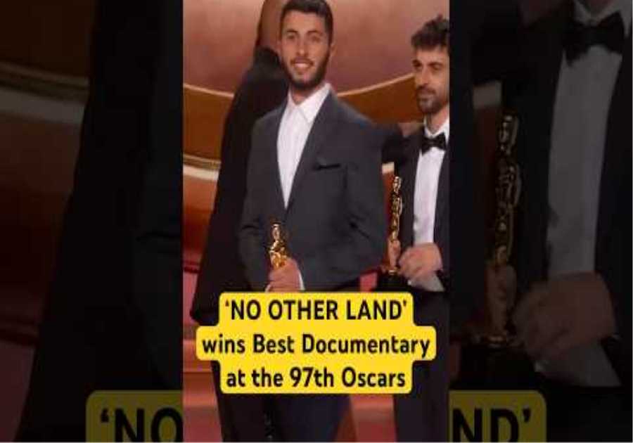'No Other Land' Wins Best Documentary Feature Film at the 97th #Oscars #documentary #shorts
