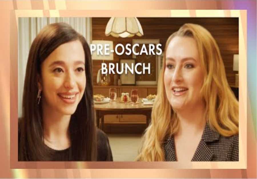 Mikey Madison &amp; @AmeliaDimoldenberg Tease The Chicken Shop Date Movie At Pre #Oscars Brunch