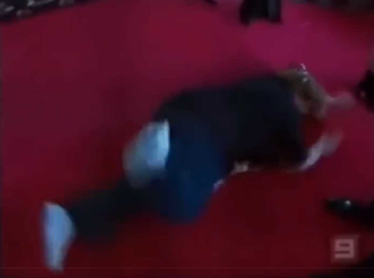 Magda Szubanski and Heath Ledger at the 2006 AFI Awards