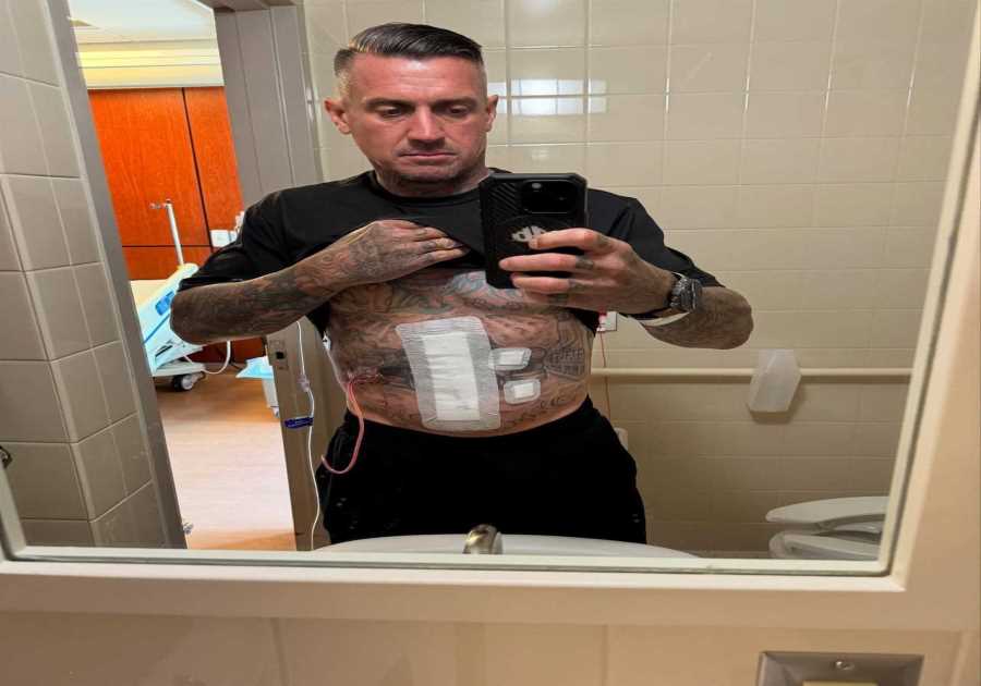 'Sorry to put you though this': Carey Hart apologises to Pink after landing himself in hospital again