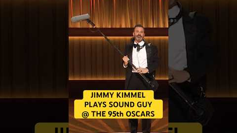 Jimmy Kimmel Tries His Hand At Sound Design And Captures 95th #Oscars Room Tone #shorts #shortsfeed