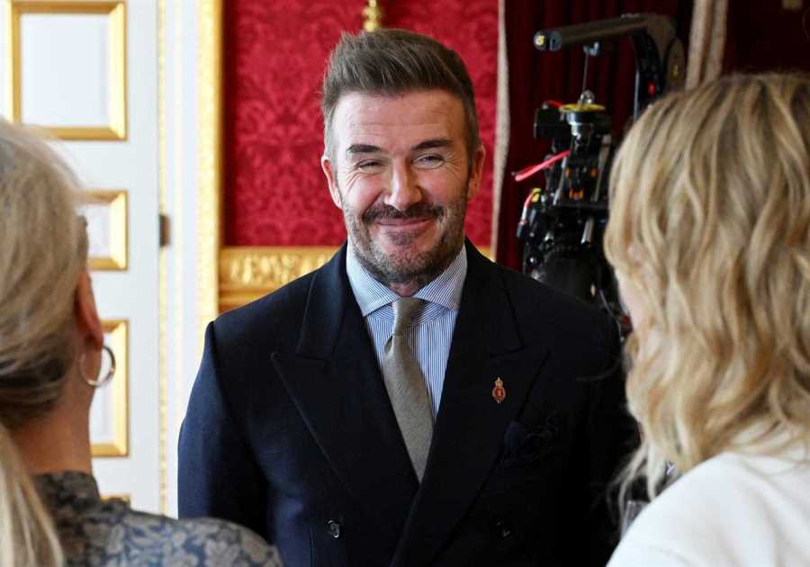 'Truly humbling': David Beckham receives knighthood from King Charles