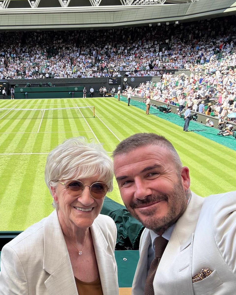 'Nothing better': David Beckham continues cherished family tradition as he attends Wimbledon following his hospitalisation