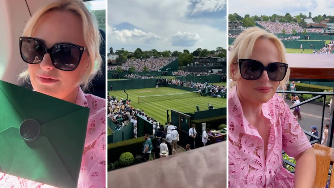 Rebel Wilson and Ramona Agruma at Wimbledon