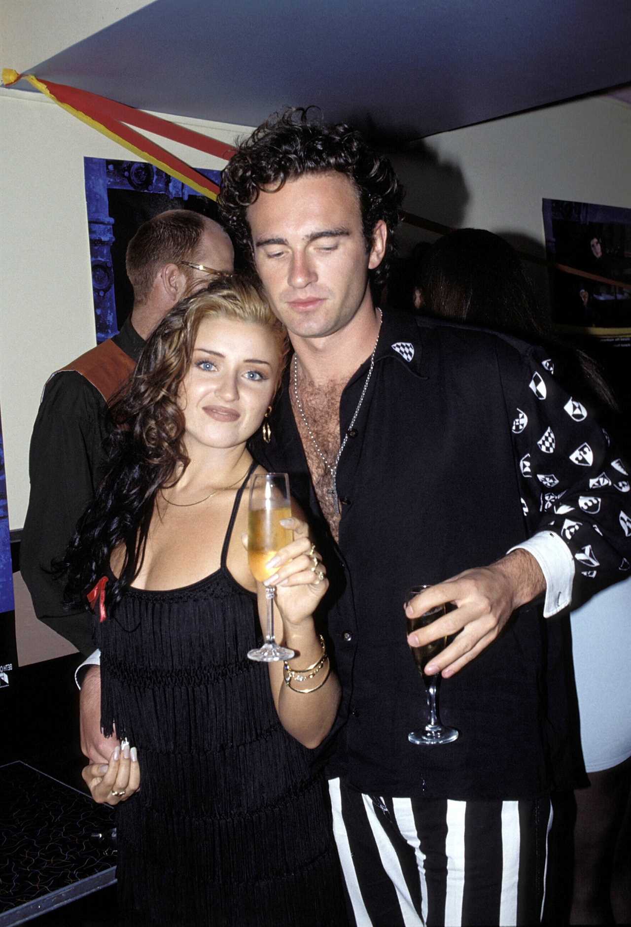 Dannii Minogue and Julian McMahon in 1992