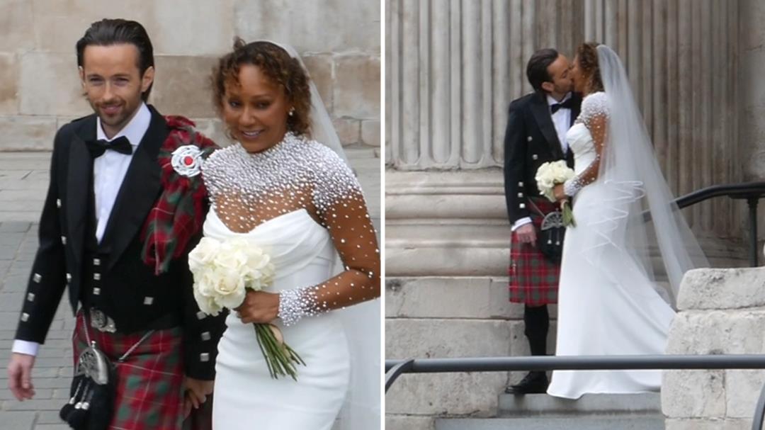 Mel B weds hairstylist Rory McPhee at St. Paul’s Cathedral in London