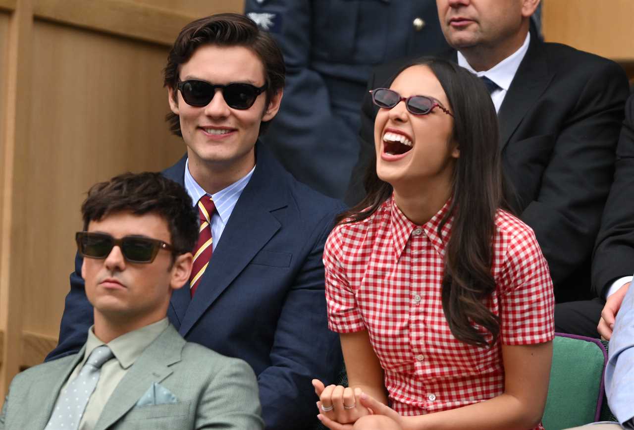 Louis Partridge and Olivia Rodrigo
